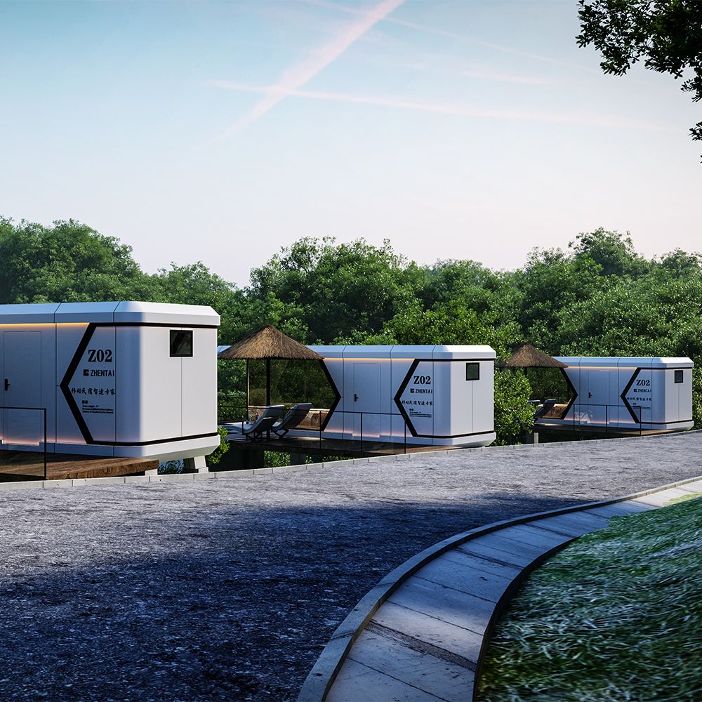 Customized luxury hotel modern space capsule mobile capsule room
