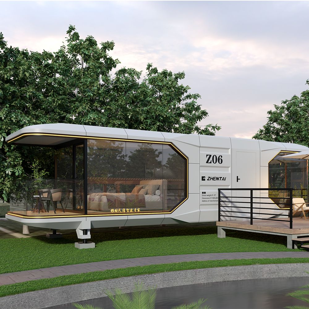 Mobile prefabricated house luxury living capsule room