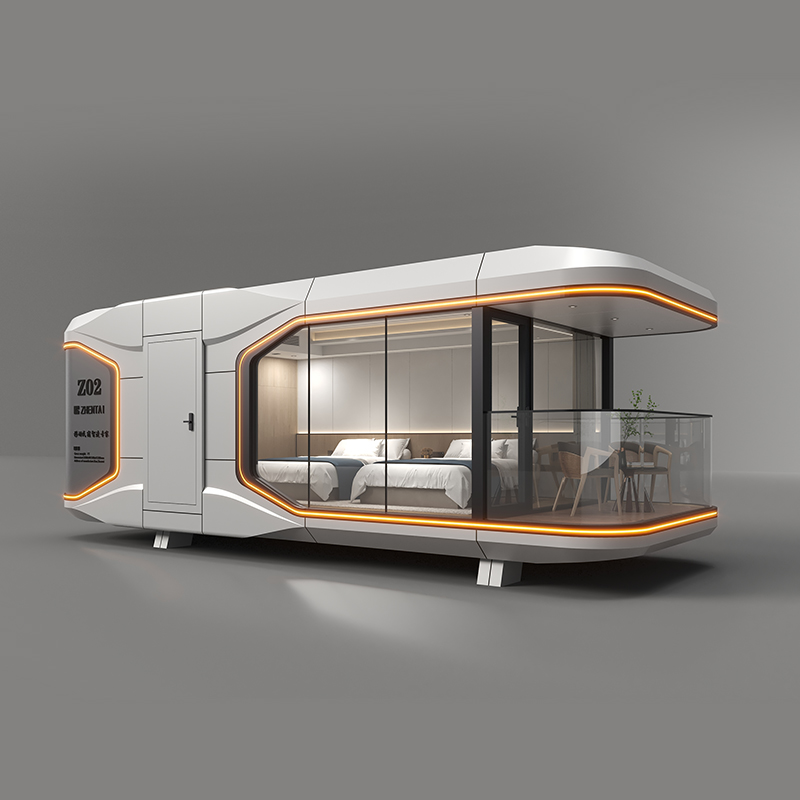 Modern design office pod prefabricated apple cabin 20ft 40ft container house