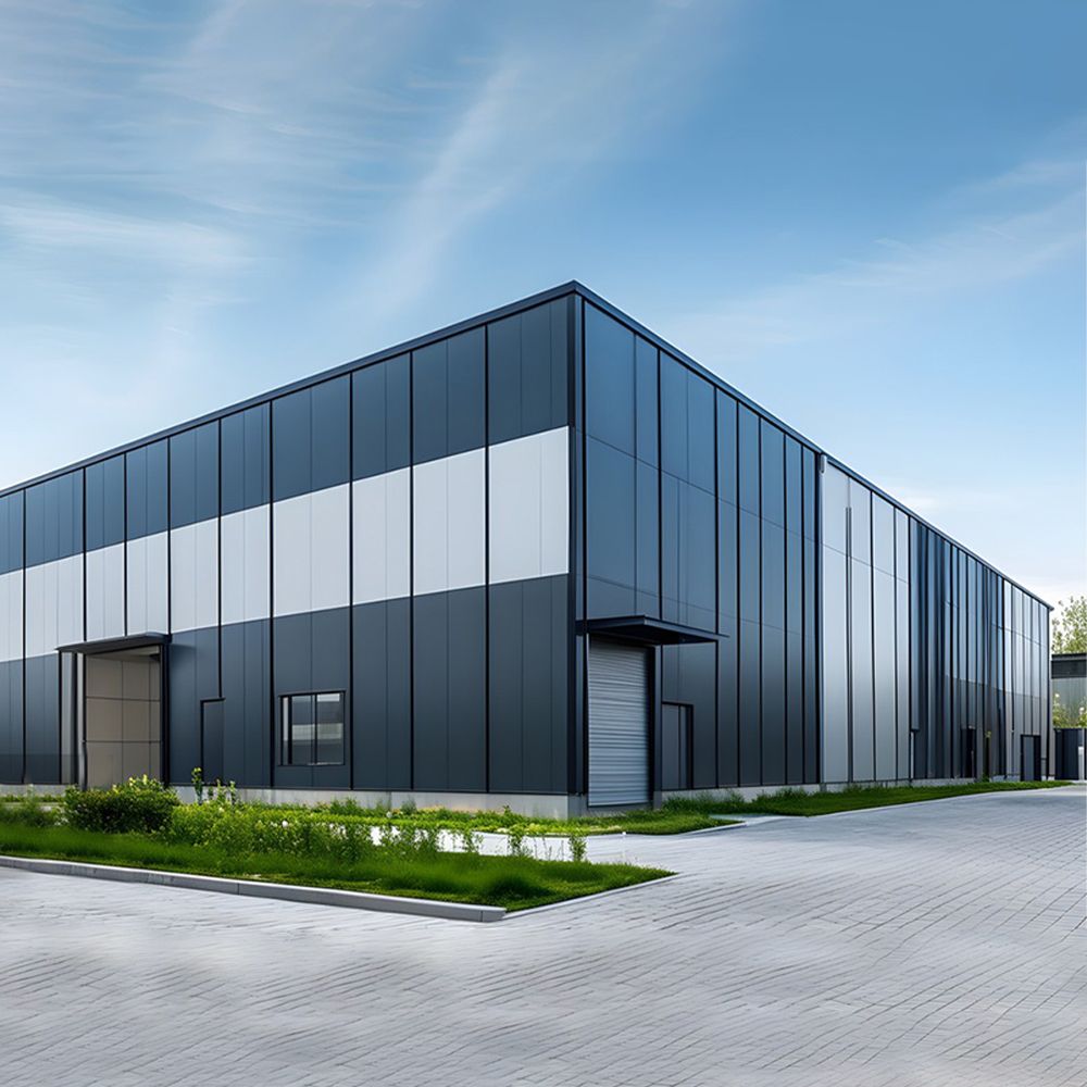 Steel structure industrial factory building