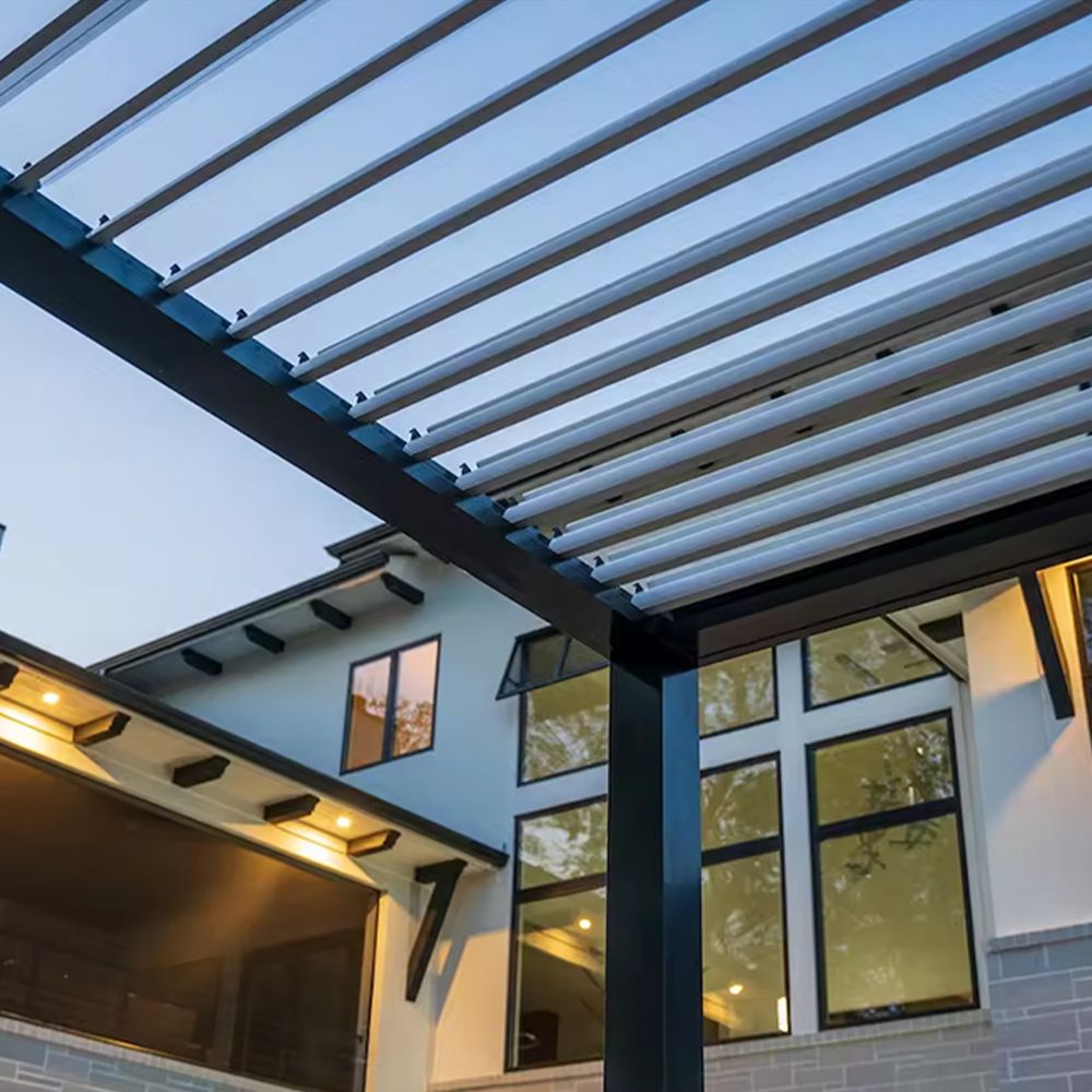 Waterproof and wind-resistant aluminum gazebo