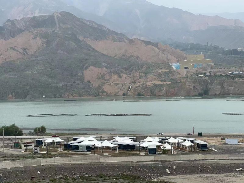 Space Capsule Camping Base in Qinghai