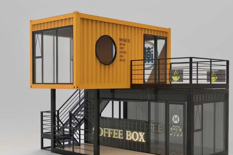 Prefab flat pack field modular mobile shipping cost container